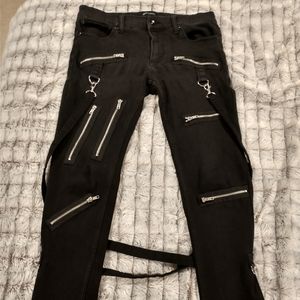 Hot Topic Zipper Pants